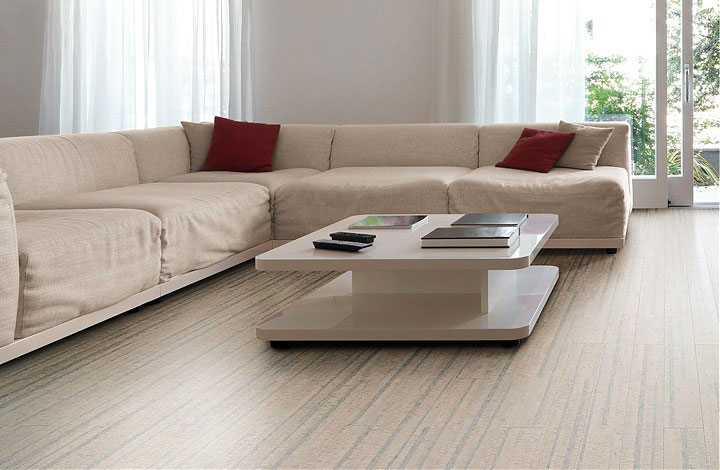 Пробковый пол замковый Wicanders Lane Timide C83R 001 фото в интерьере